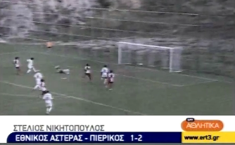 15/11/2009 ΕΘΝΙΚΟΣ ΑΣΤΕΡΑΣ – ΠΙΕΡΙΚΟΣ 1-2 (Βίντεο)