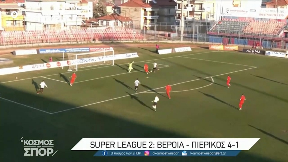 16/1/2022 ΝΠΣ ΒΕΡΟΙΑ – ΠΙΕΡΙΚΟΣ 4-1 (Βίντεο)
